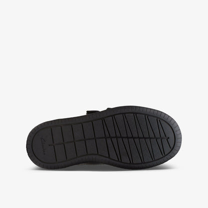 Fawn Strap Kid Black Leather - Clarks Kids
