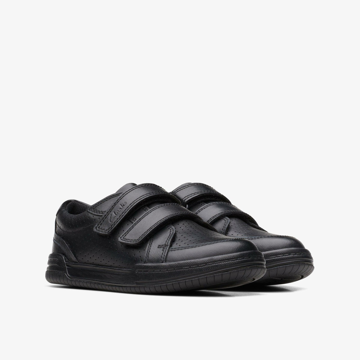 Fawn Strap Kid Black Leather - Clarks Kids