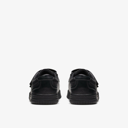 Fawn Strap Kid Black Leather - Clarks Kids