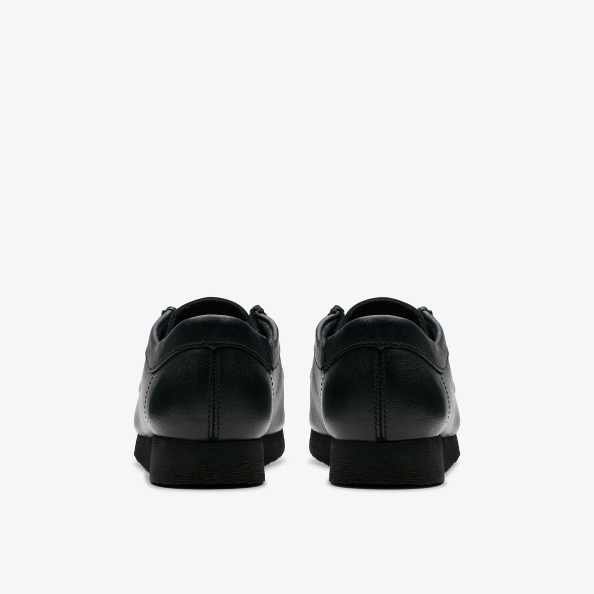 Wallabee Older Black Leather - Clarks Kids