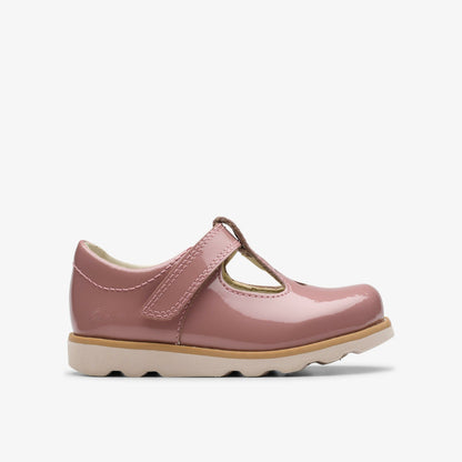 Crown Teen Toddler Dusty Pink Patent - Clarks Kids