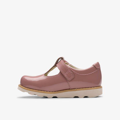 Crown Teen Toddler Dusty Pink Patent - Clarks Kids