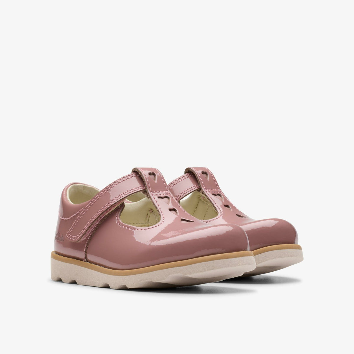 Crown Teen Toddler Dusty Pink Patent - Clarks Kids