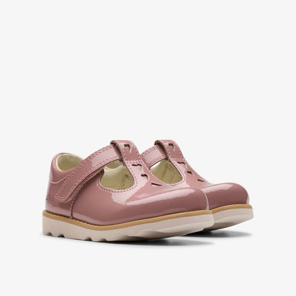 Crown Teen Toddler Dusty Pink Patent - Clarks Kids