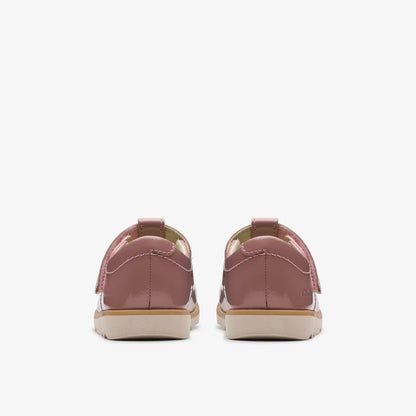Crown Teen Toddler Dusty Pink Patent - Clarks Kids