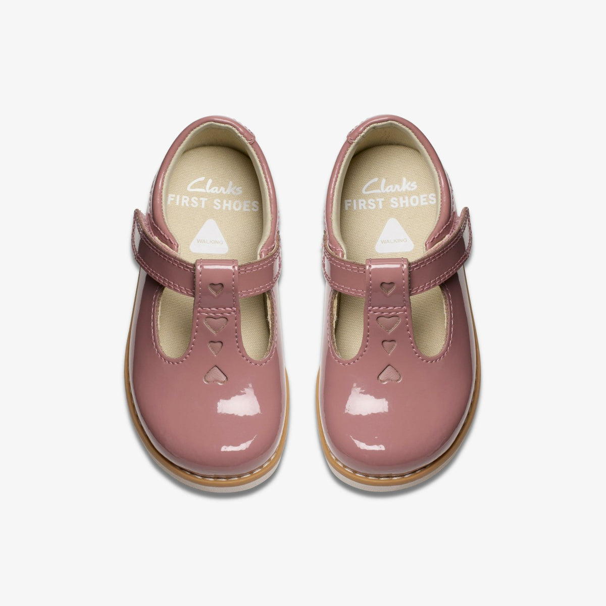 Crown Teen Toddler Dusty Pink Patent - Clarks Kids