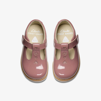 Crown Teen Toddler Dusty Pink Patent - Clarks Kids