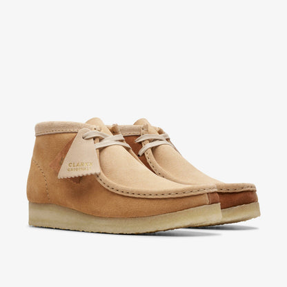 Wallabee Boot Tan Combination - Clarks Women