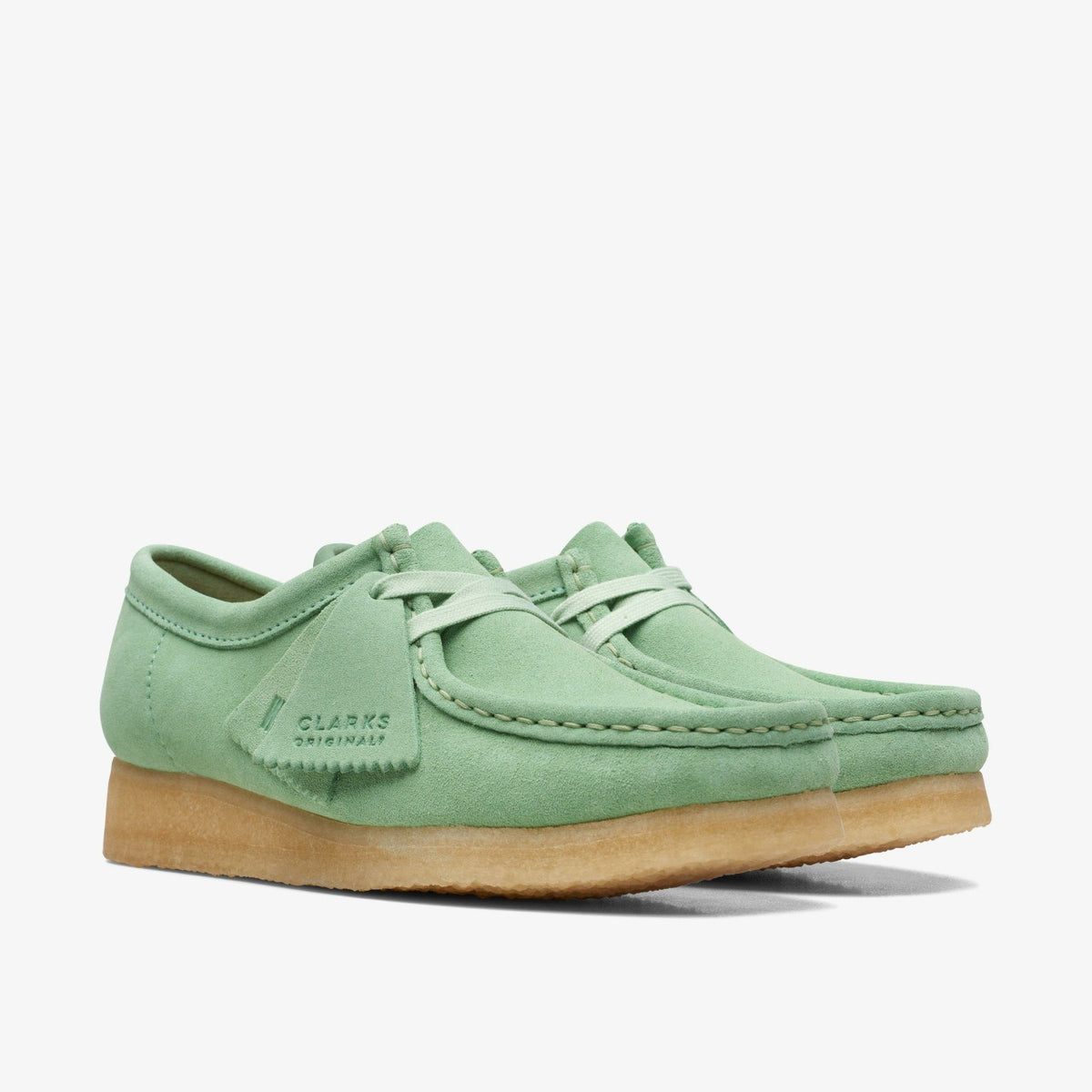 Wallabee Pine Green - Clarks Women