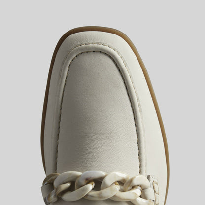 Sarafyna Iris Loafer White Leather - Clarks Women