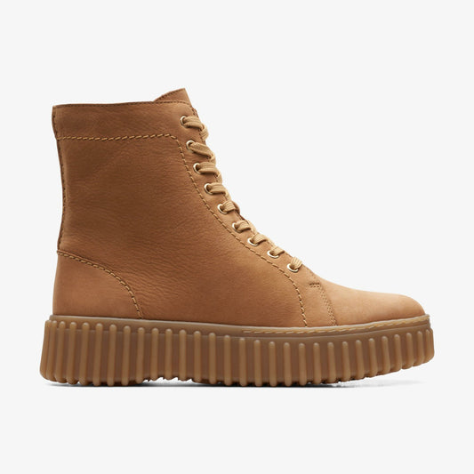 Torhill Rise Light Tan Nubuck - Clarks Women
