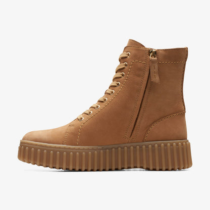 Torhill Rise Light Tan Nubuck - Clarks Women