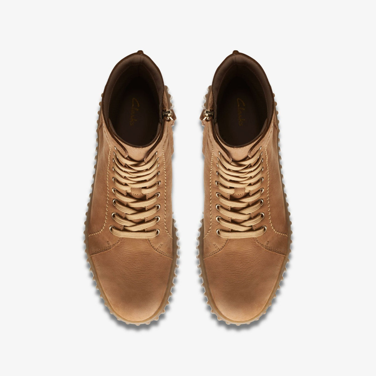 Torhill Rise Light Tan Nubuck - Clarks Women