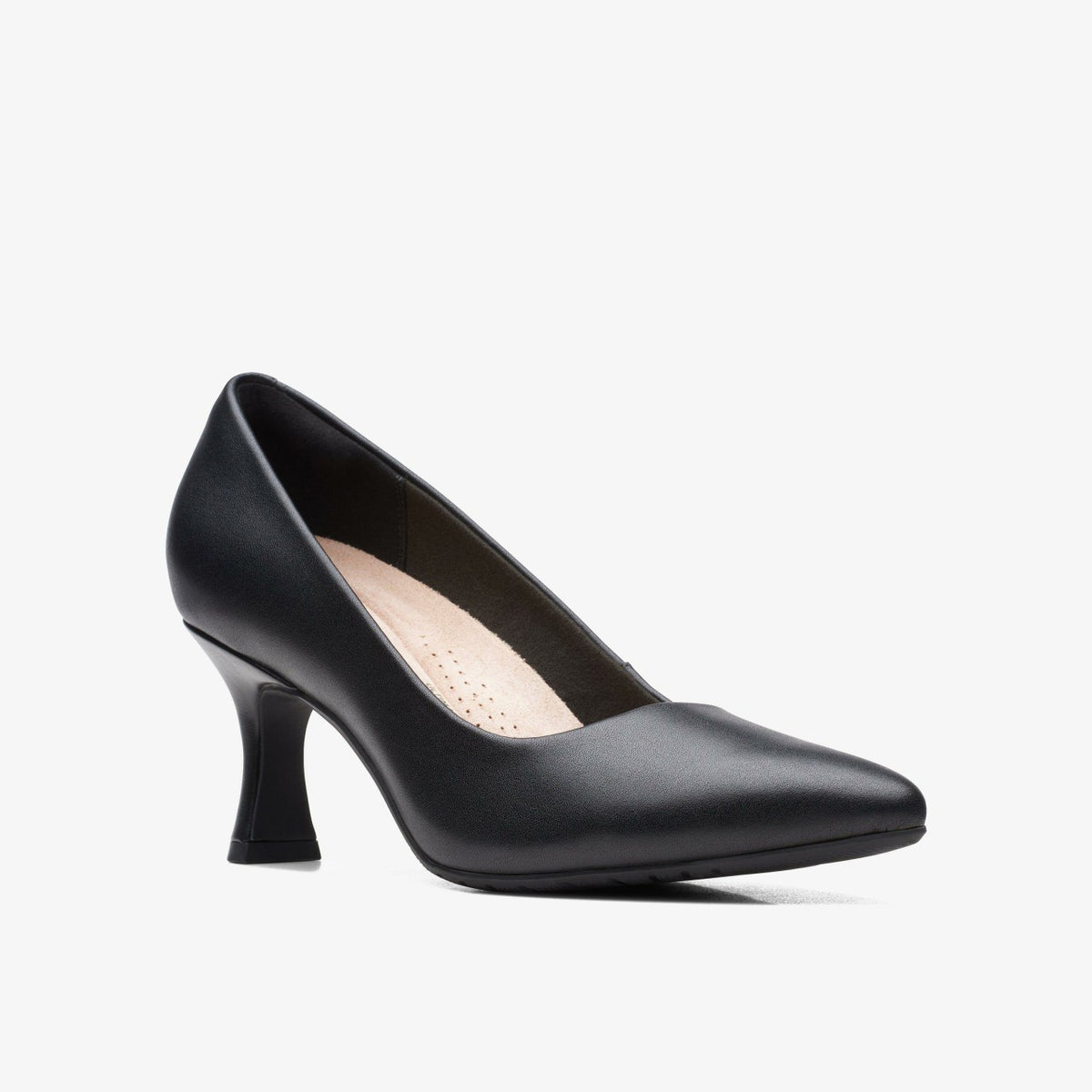 Kataleyna Gem Black Leather - Clarks Women