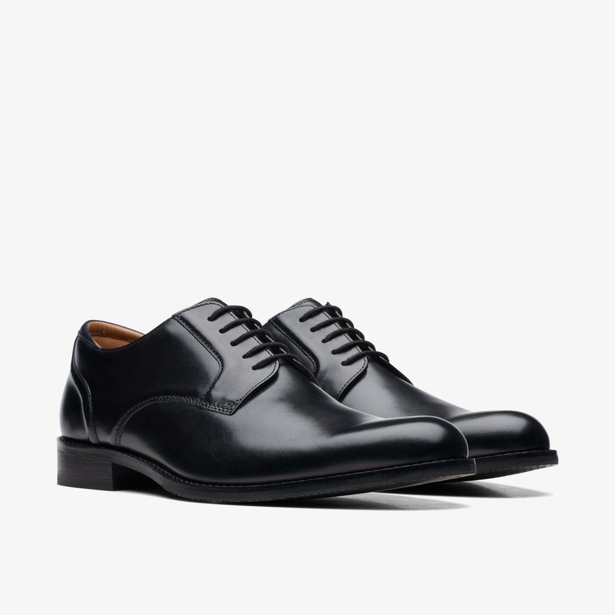 Craft Arlo Lace Black Leather - Clarks Men