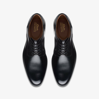 Craft Arlo Lace Black Leather - Clarks Men