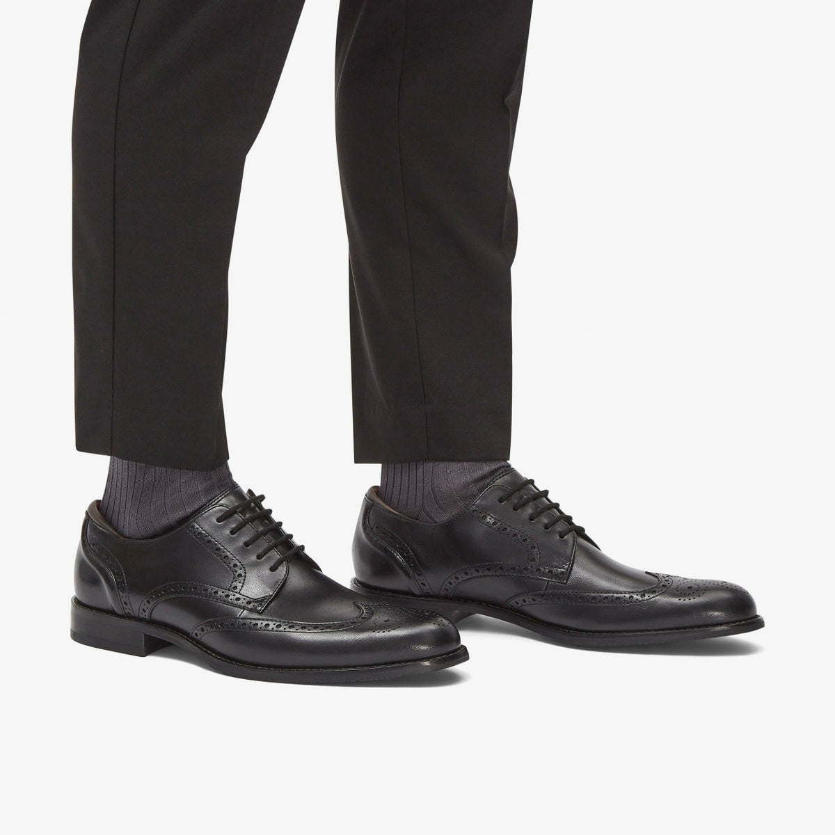 Craft Arlo Limit Brogue Black Leather - Clarks Men