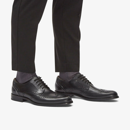 Craft Arlo Limit Brogue Black Leather - Clarks Men