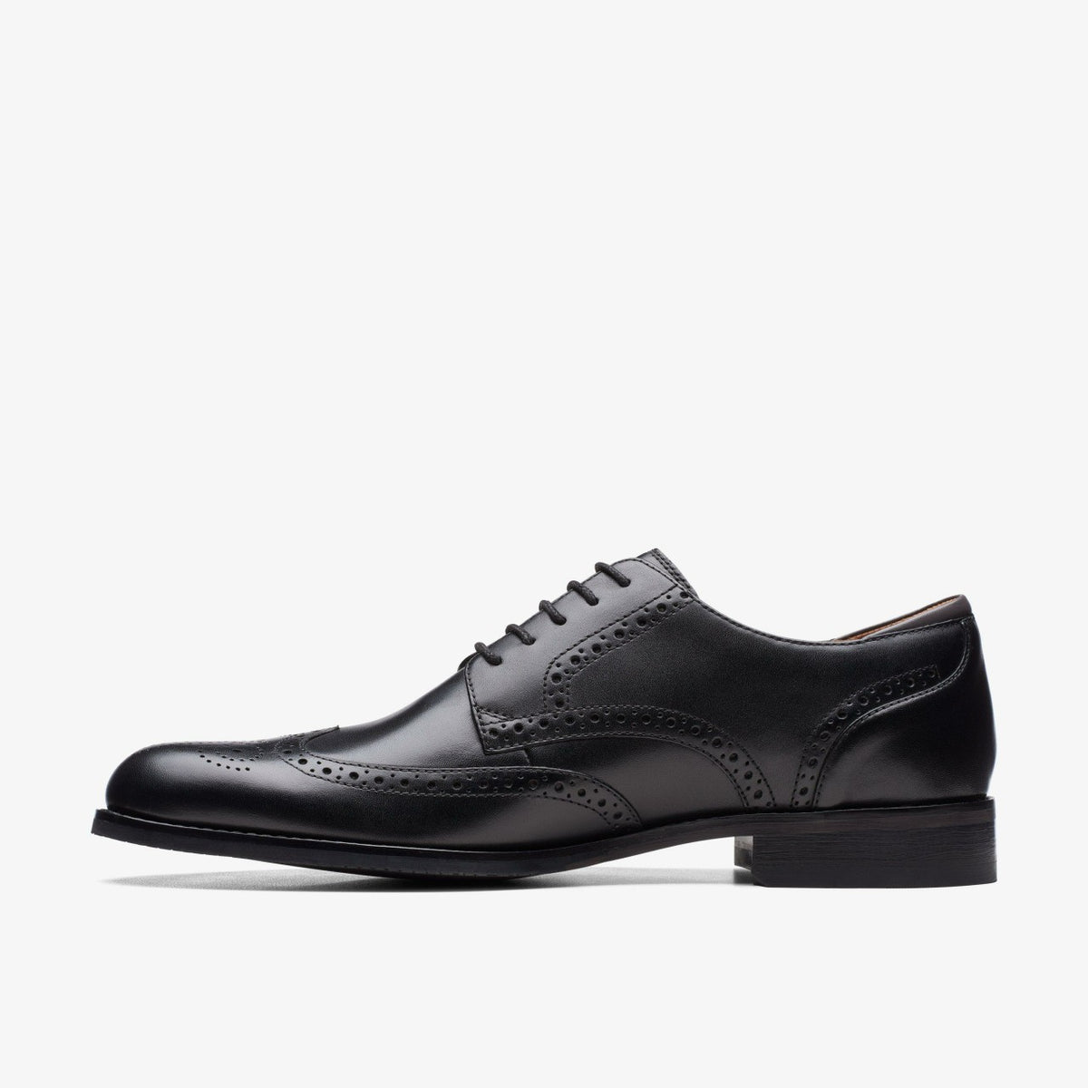 Craft Arlo Limit Brogue Black Leather - Clarks Men