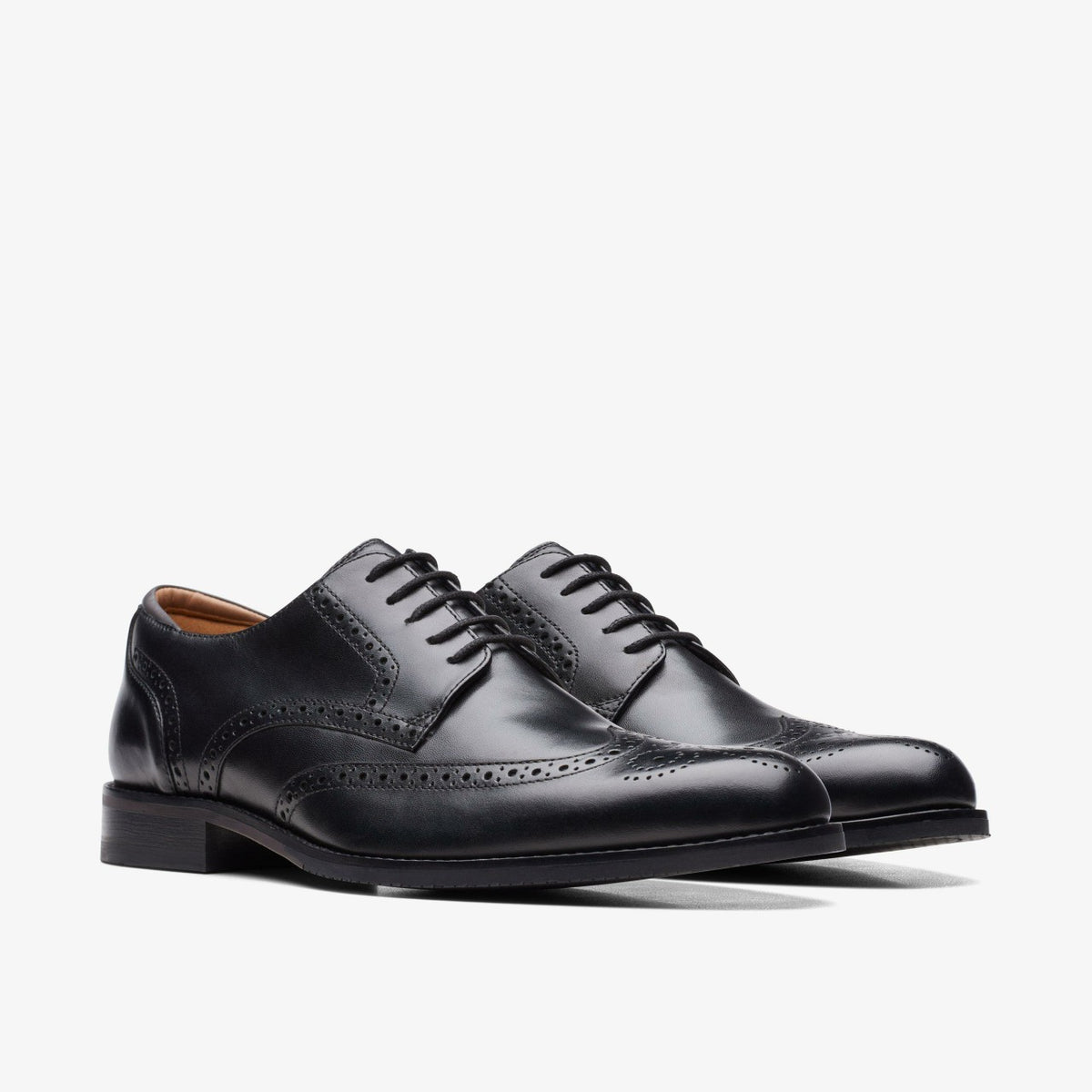 Craft Arlo Limit Brogue Black Leather - Clarks Men