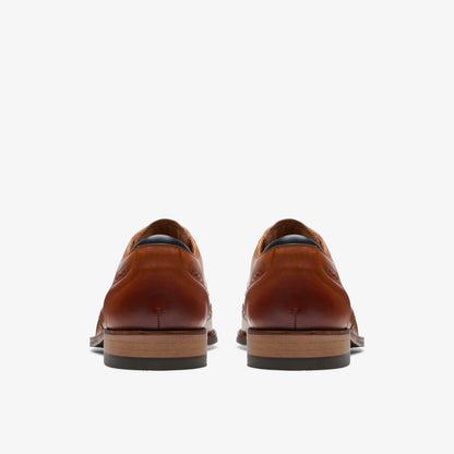 Craft Arlo Limit Brogue Tan Leather - Clarks Men
