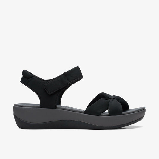 Arla Shore Black Textile - Clarks Women