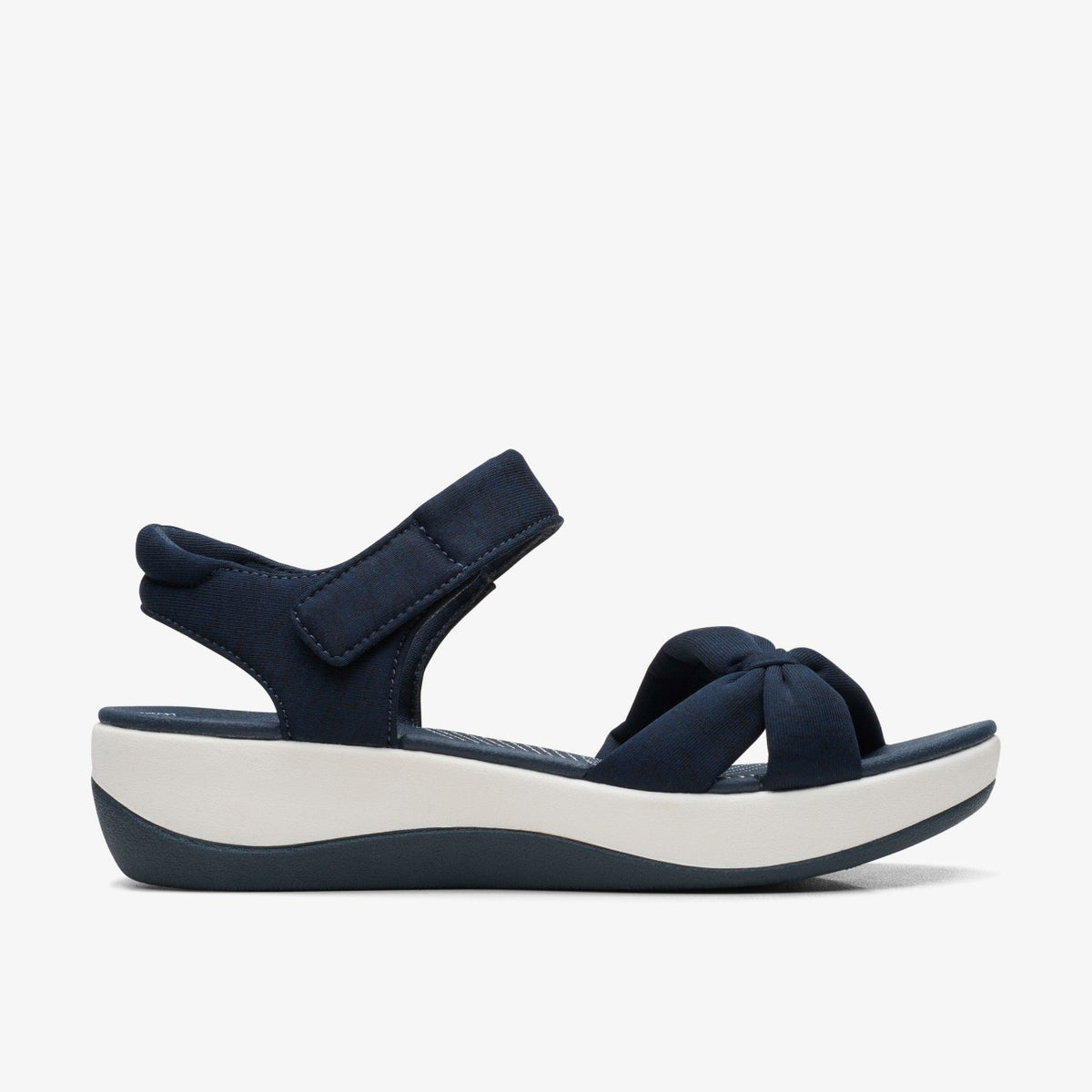 Arla Shore Navy Textile - Clarks Women