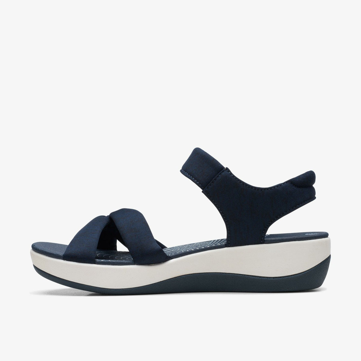 Arla Shore Navy Textile - Clarks Women