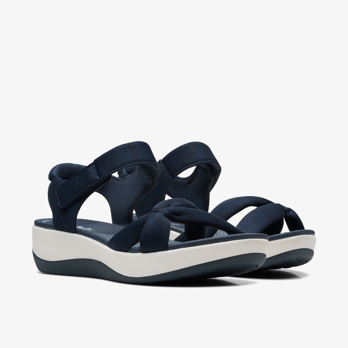Arla Shore Navy Textile - Clarks Women