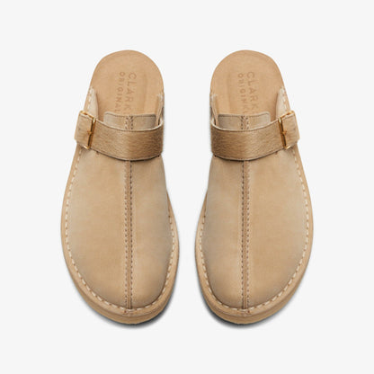 Trek Mule Taupe Interest - Clarks Men
