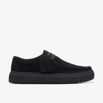 Torhill Lo Black Suede - Clarks Men