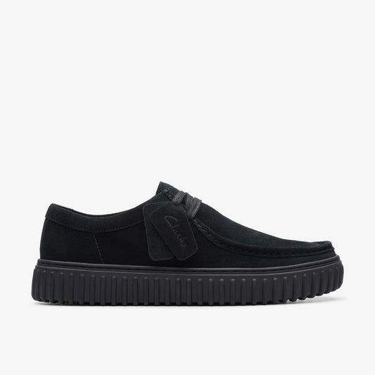Torhill Lo Black Suede - Clarks Men