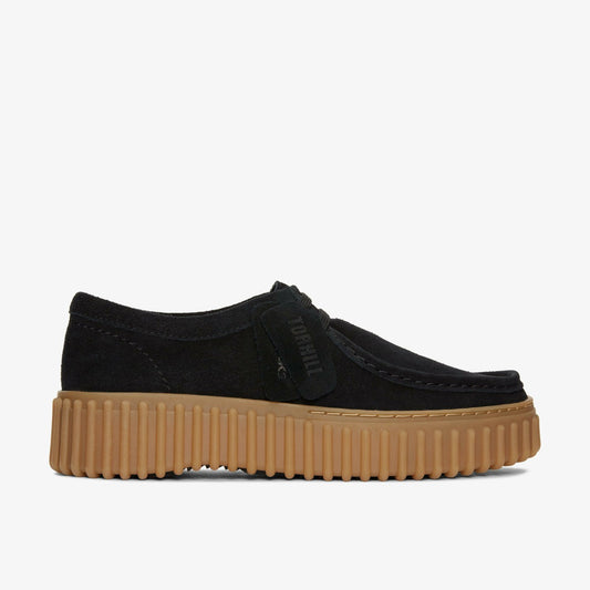 Torhill Bee Black Suede - Clarks Women