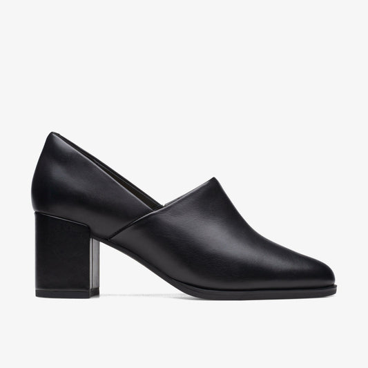 Freva 55 Lily Black Leather - Clarks Women