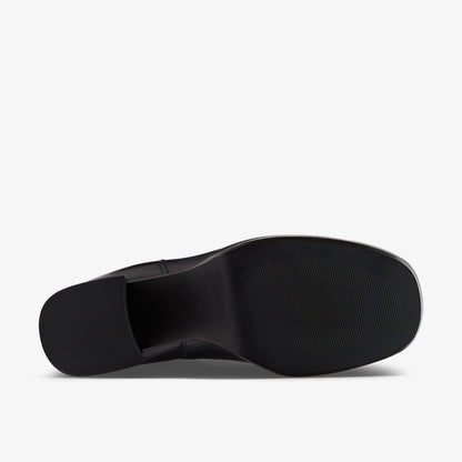 Pique Up Black Leather - Clarks Women