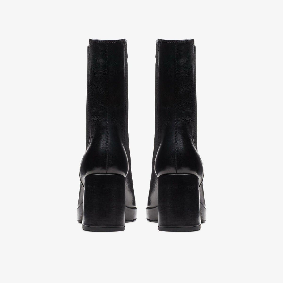 Pique Up Black Leather - Clarks Women