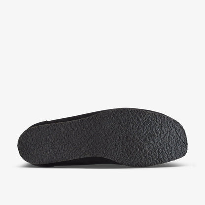 Wallabee Loafer Black Suede - Clarks Men