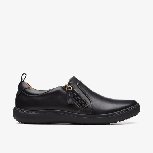 Nalle Lilac Black Leather - Clarks Women