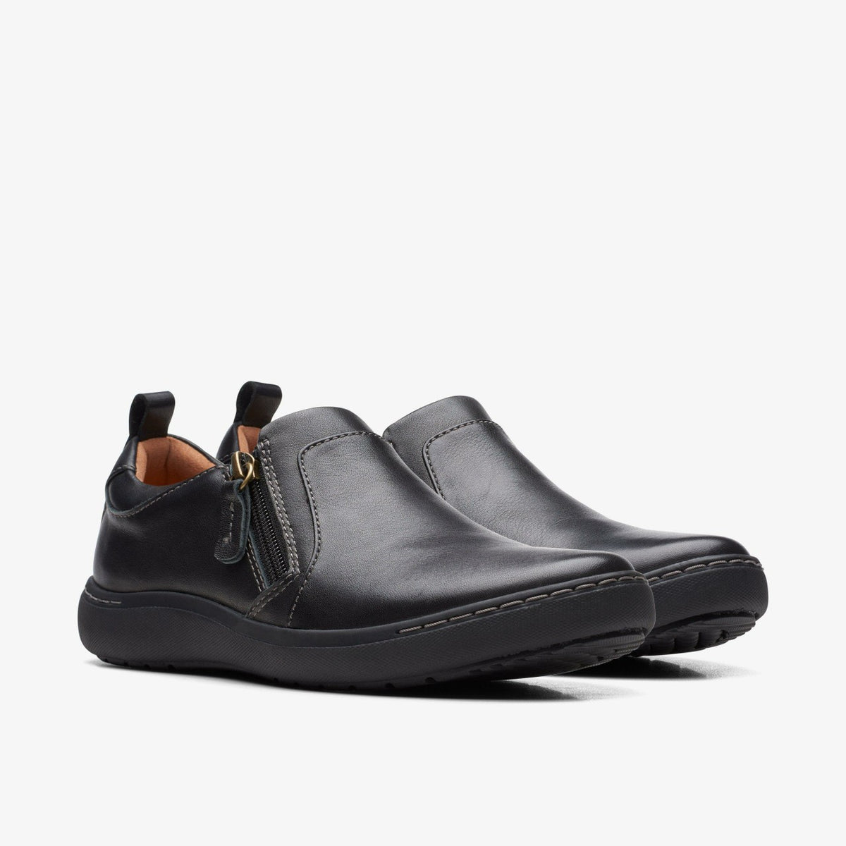 Nalle Lilac Black Leather - Clarks Women