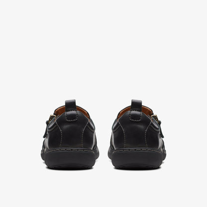Nalle Lilac Black Leather - Clarks Women
