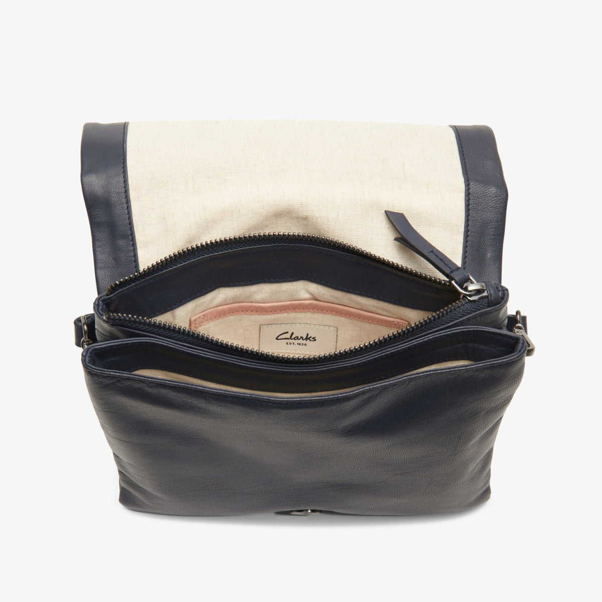 Treen Medium Navy Leather - Clarks Women