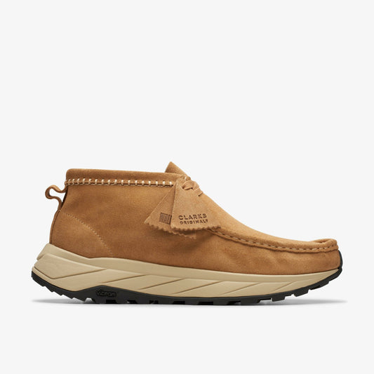 Wallabee Eden Dark Sand Suede - Clarks Men