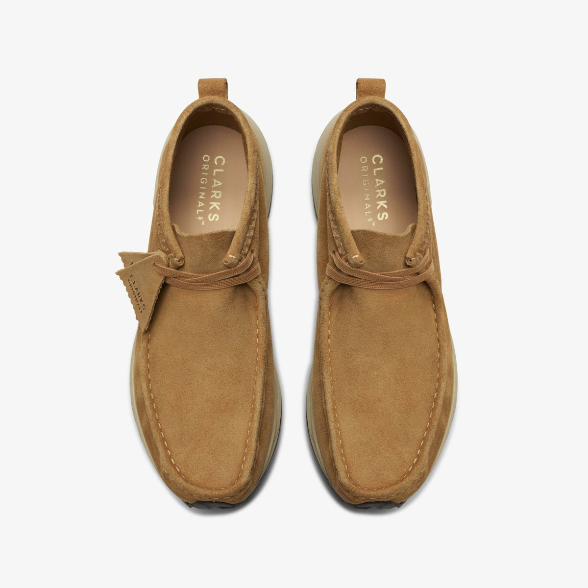 Wallabee Eden Dark Sand Suede - Clarks Men