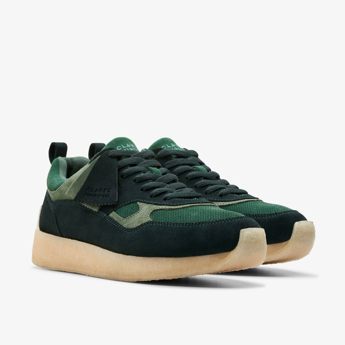 Lockhill Dark Green Combination - Clarks Women|Men