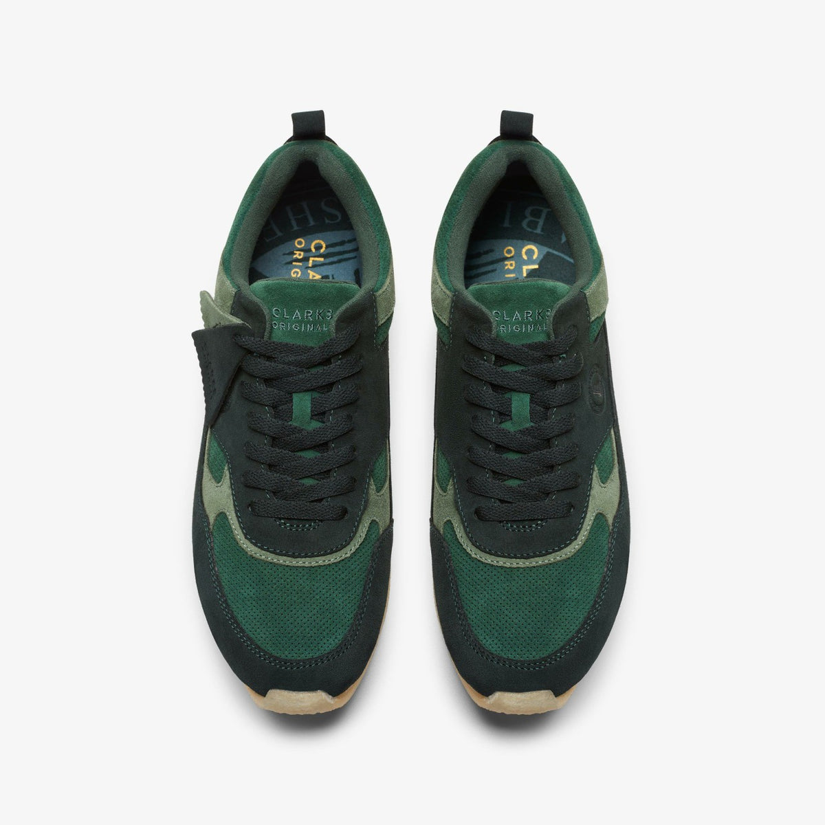 Lockhill Dark Green Combination - Clarks Women|Men