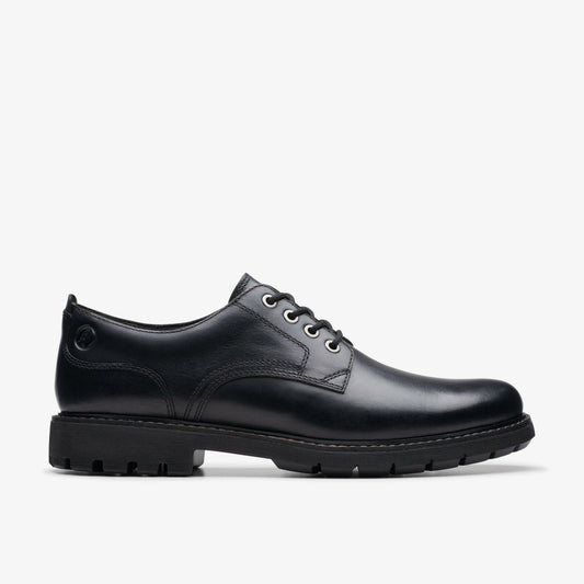 Batcombe Tie Black Leather - Clarks Men