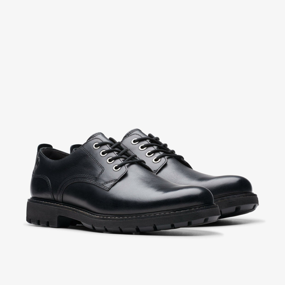Batcombe Tie Black Leather - Clarks Men