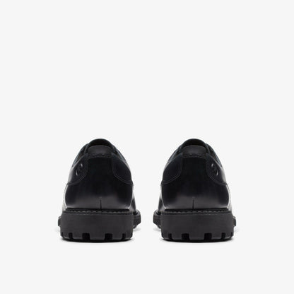 Batcombe Tie Black Leather - Clarks Men