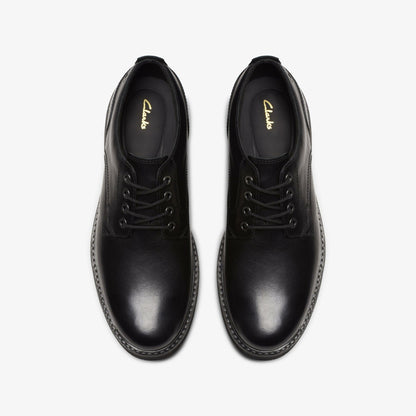 Batcombe Tie Black Leather - Clarks Men