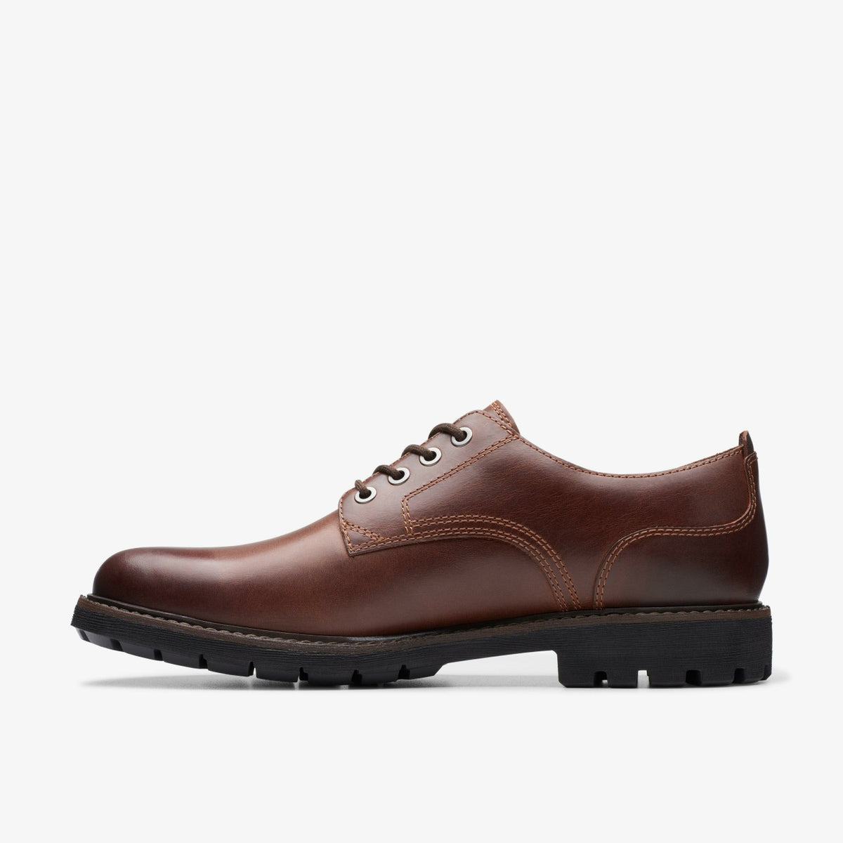 Batcombe Tie Dark Tan Leather - Clarks Men